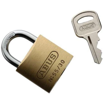 Bemis Padlock and Key for Locking Wire Bracket, 426 000