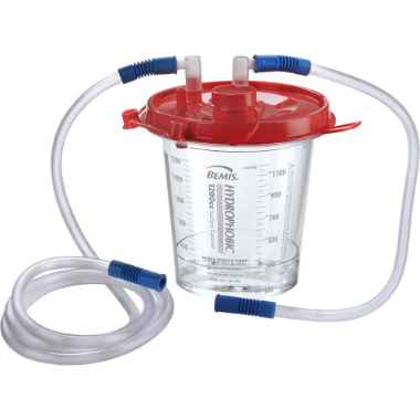 1200cc Hydrophobic Canister with 18" and 6' Tubing (case of 48), 438410