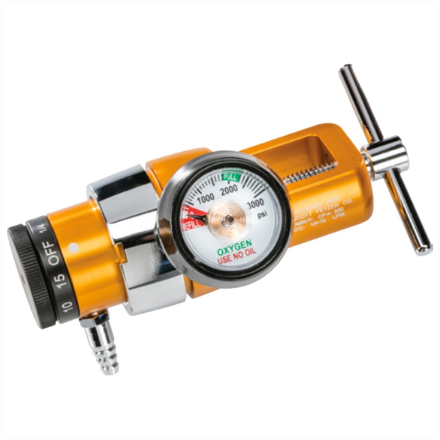 Two Gauge Adjustable Liter Flow Regulator, 4900-0000-0022