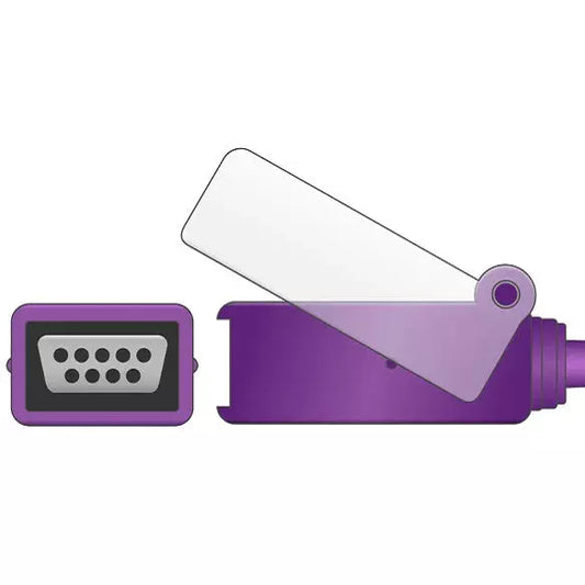 Covidien > Nellcor Compatible SpO2 Adapter Cable, 10ft, E710-710