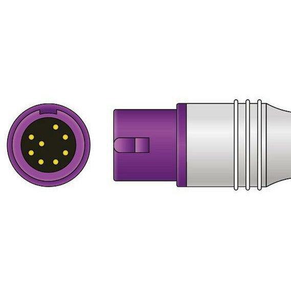 Custom Length 25ft Mindray > Datascope Compatible Masimo SPO2 Adapter Cable, E770M-48R0