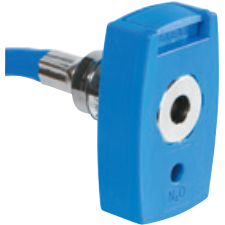 Nitrous Oxide Chemtron Female Coupler X DISS Nut 5FT, 8100-0305