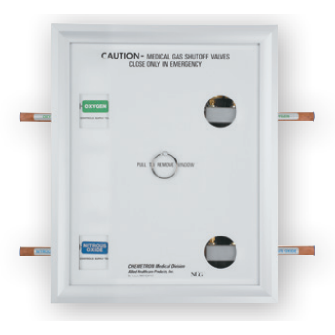 O2/N2O Manifold & Wall Alarm Pre-Install Kit (Existing Wall), M131