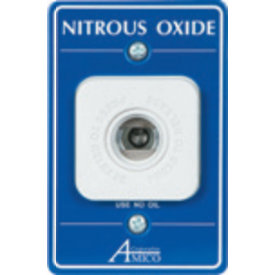 Puritan Nitrous Oxide Exposed Outlet Latch Plate, 9000-0000-0112