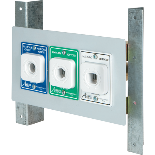 Chemetron Style Triple Outlet Cabinet Mount, 9023-2213