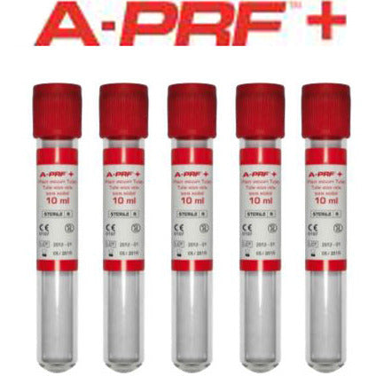 Dr. Choukroun Glass A-PRF Tubes-Box of 100 No additives, PRF-A-PRF+