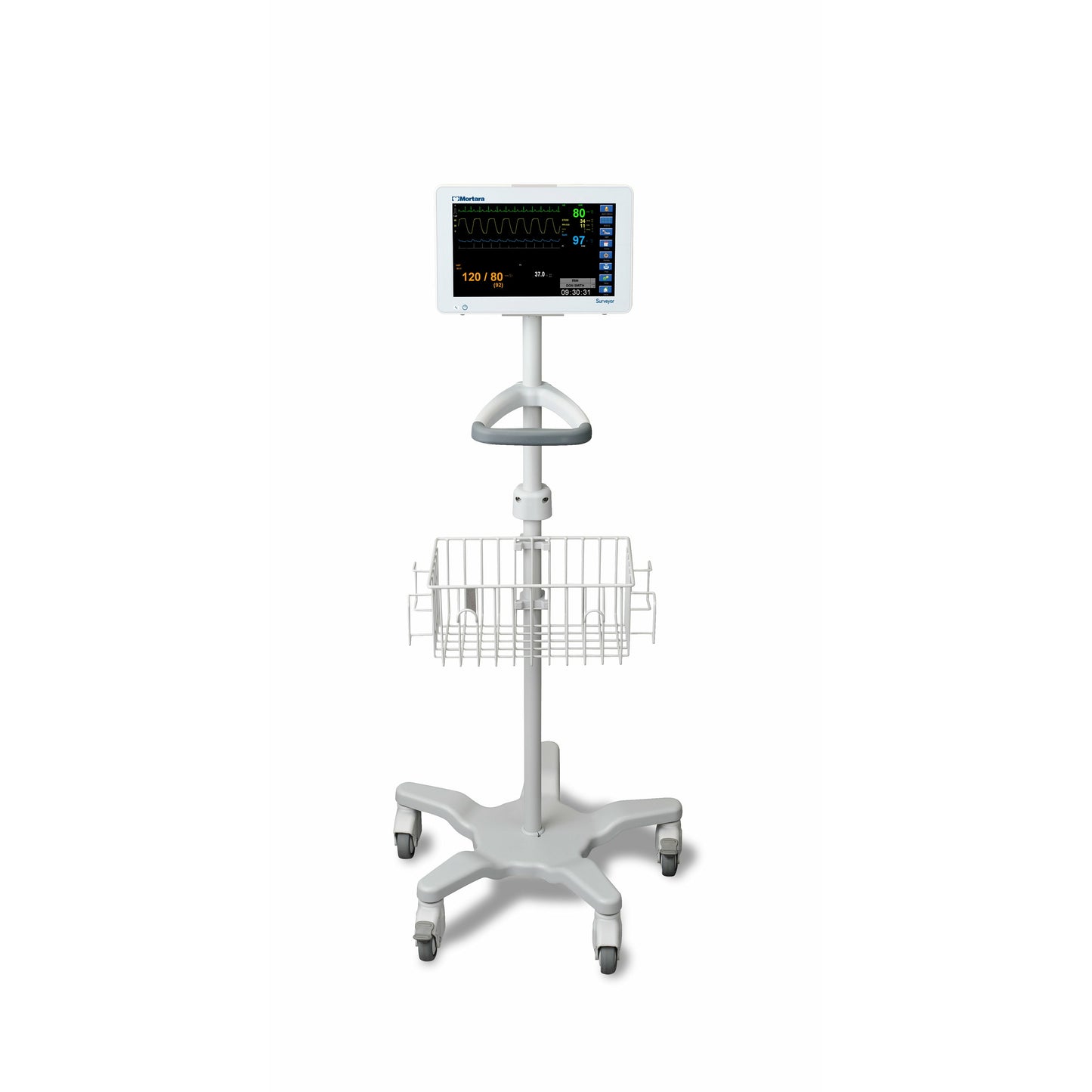 Refurbished Mortara Surveyor S12 Patient Monitor with Nellcor OxiMax SPO2 Technology and CO2, SUR12-SAA-XXXAX