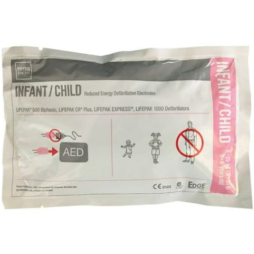 LIFEPAK Infant-Child AED Pads, 11101-000016
