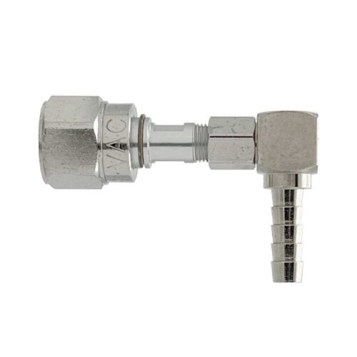Precision Medical DISS Female Hex Nut - Vacuum, 0316