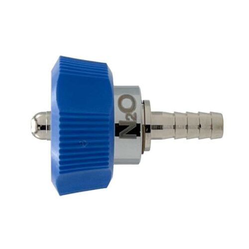 Precision Medical DISS Female Hand Tight - Nitrous Oxide, 0418