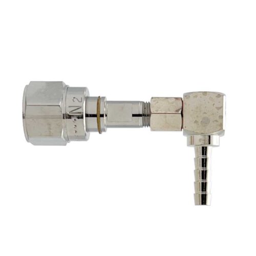 Precision Medical DISS Female Hex Nut - Nitrogen, 0516