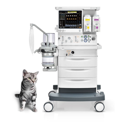 Mindray WATO EX65 Pro Vet Standard Anesthesia Machine – O₂, Air & N₂O + Lung Recruitment