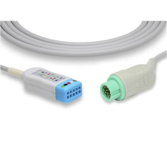 Mindray > Datascope Compatible ECG Trunk Cable, 8ft, 009-003652-00, 10036