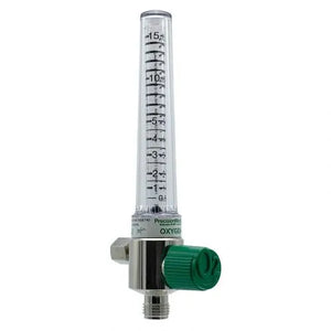 Precision Medical Oxygen Chrome Flowmeter, 1MFA Series, 26LPM, 1MFA1101