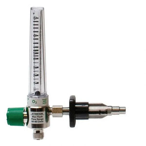 Precision Medical Oxygen Chrome Flowmeter, 1MFA Series, 15LPM, 1MFA100M