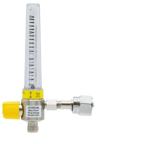 Precision Medical Air Chrome Flowmeter, 1MFA Series, 15LPM, 1MFA2002