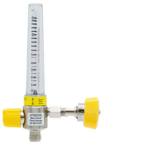 Precision Medical Air Chrome Flowmeter, 1MFA Series, 15LPM, 1MFA2003