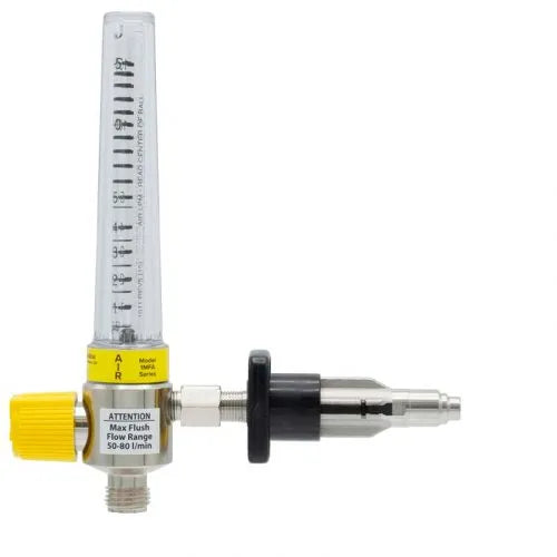 Precision Medical Air Chrome Flowmeter, 1MFA Series, 15LPM, 1MFA200M