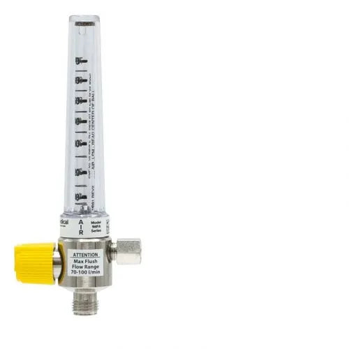 Precision Medical Air Chrome Flowmeter, 1MFA Series, 70LPM, 1MFA900X, 1MFA9001
