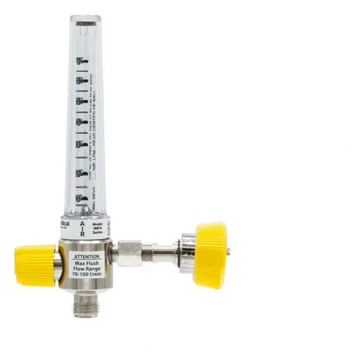 Precision Medical Air Chrome Flowmeter, 1MFA Series, 70LPM, 1MFA900X, 1MFA9001