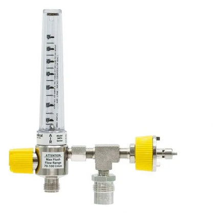 Precision Medical Air Chrome Flowmeter, 1MFA Series, 70LPM, 1MFA900X, 1MFA9001