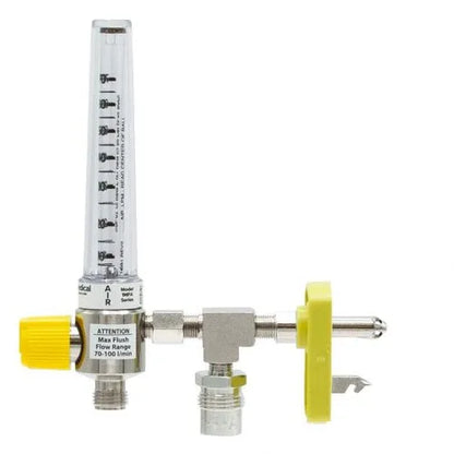 Precision Medical Air Chrome Flowmeter, 1MFA Series, 70LPM, 1MFA900X, 1MFA9001