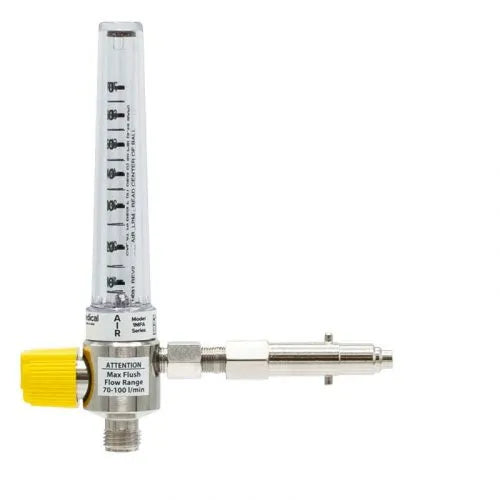 Precision Medical Air Chrome Flowmeter, 1MFA Series, 70LPM, 1MFA900X, 1MFA9001