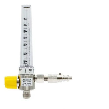 Precision Medical Air Chrome Flowmeter, 1MFA Series, 70LPM, 1MFA900X, 1MFA9001