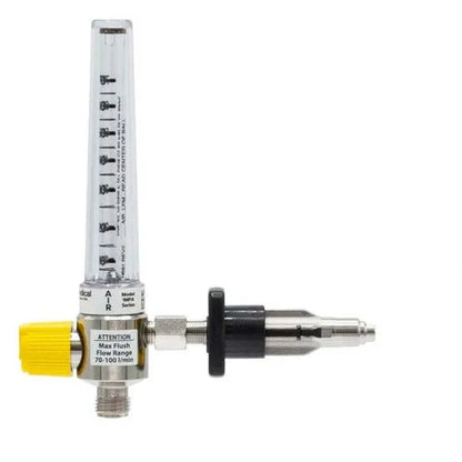 Precision Medical Air Chrome Flowmeter, 1MFA Series, 70LPM, 1MFA900X, 1MFA9001