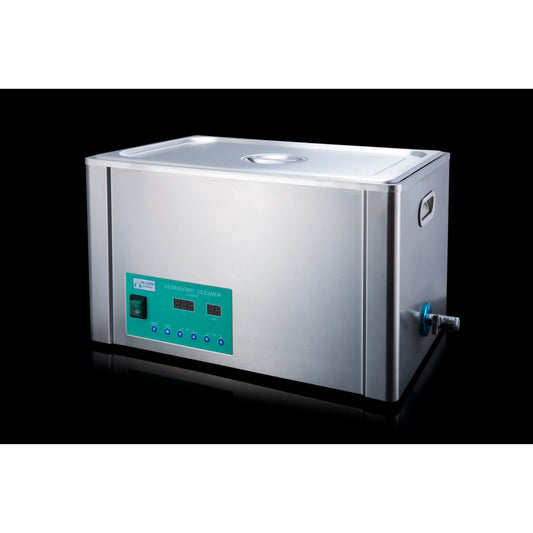 Ultrasonic Cleaner, stainless steel, w/heat & basket, 5.06gal/20L (Tabletop), U-20LH