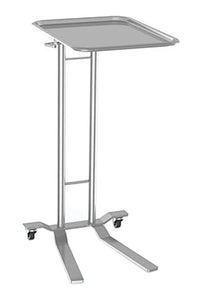 Fixed Height Mayo Stand, Dual Post, 21.25