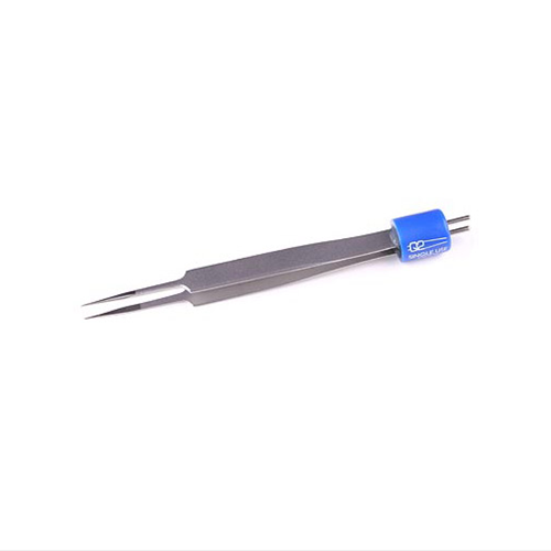 Olsen Jewelers Bipolar Forcep, Single-use, Smooth, Straight, Non-Insulated, Micro tip , 4.5in (10/bx), 20-1060