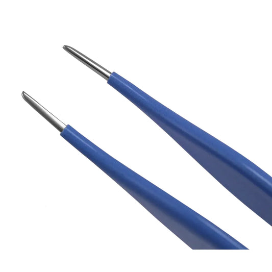 Olsen Bipolar Forceps; Adson; Insulated; Smooth; Straight; 1.0 mm Tips; 5 in; 127 mm; Single Use; (10/bx), 20-1082I