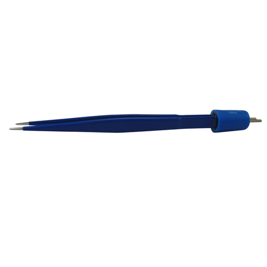 Olsen Bipolar Forceps Kit; Semkin; Olsen Standard Twin Pin Cord & Surgiwipe; Insulated; Smooth; Straight; 1.0 mm Tips; 5 1/2 in; 140 mm; Single Use; (10/bx), 20-1190KI