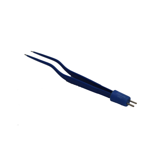 Olsen Bipolar Forceps Kit; Olsen Standard Twin Pin Cord & Surgiwipe; Bayonet; Insulated; Smooth; Straight; 1.5 mm Tips; 7 1/8 in; 181 mm; Single Use; (10/bx), 20-1370KI