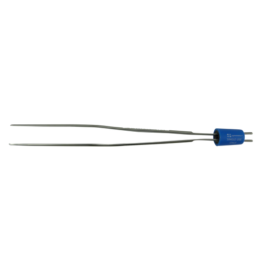 Olsen Bipolar Forceps Kit; Olsen Standard Twin Pin Cord & Surgiwipe; Bayonet; Smooth; Straight; 1.5 mm Tips; 7 1/8 in; 181 mm; Single Use; (10/bx), 20-1370K