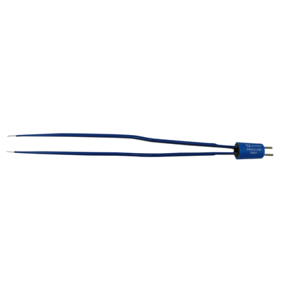 Olsen Bipolar Forceps Kit; Olsen Standard Twin Pin Cord & Surgiwipe; Bayonet; Insulated; Smooth; Straight; 1.0 mm Tips; 8 1/4 in; 210 mm; Single Use; (10/bx), 20-1440KI