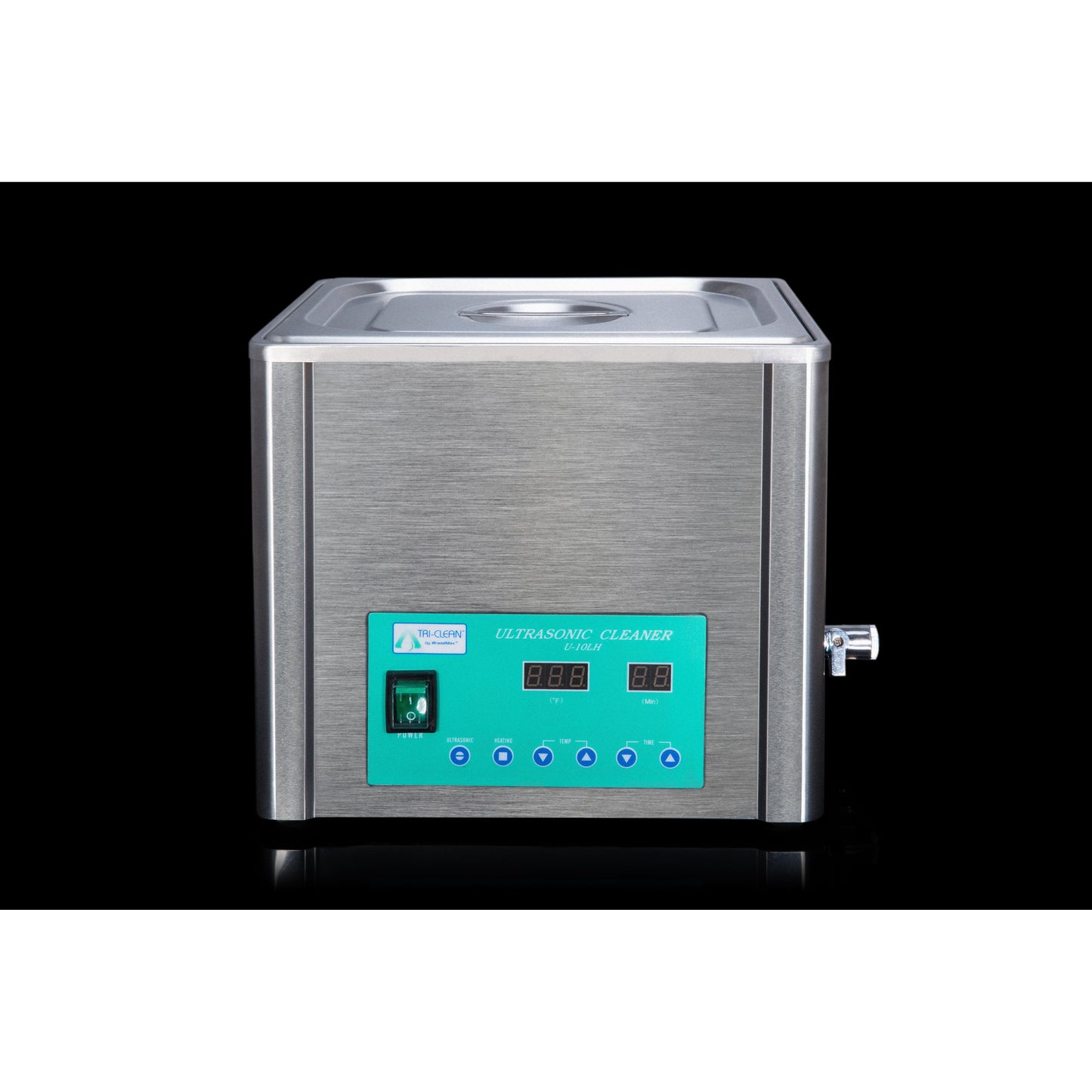 Ultrasonic Cleaner, stainless steel, w/heat & basket, 2.64gal/10L (Tabletop), U-10LH