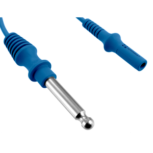 Olsen Monopolar Cord, 4mm Active Cord, with straight Instrument Connector, 10ft, Single Use, 10/BX Part # 40-2110