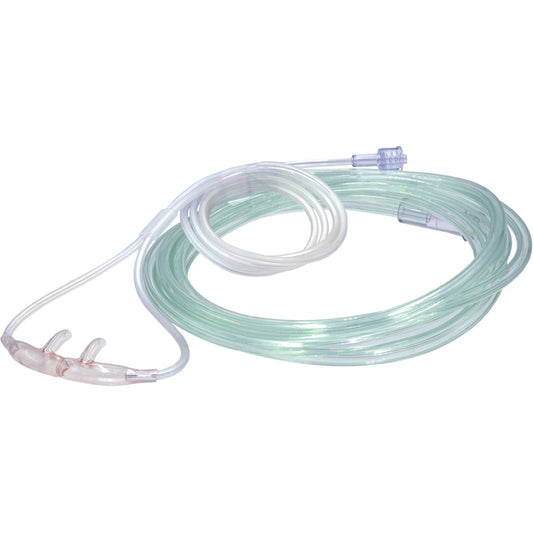 Divided SOFT Adult Capnography Cannula, Male Luer Style, 10' O2 & 10' CO2, 49SOFT-TG-10-10-25