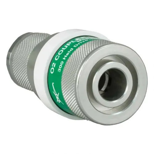 Precision Medica Schrader Coupler - Oxygen, 6150