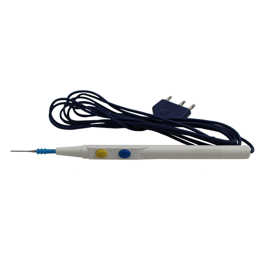 Olsen Electrosurgical Pencil, Disposable, Hand-activated, Button Switch, White Part # 75530