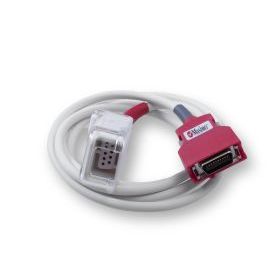 ZOLL Sensor Red 4Ft Reusable Patient Cable - Connects To LNCS Single Use And Reusable, 8000-0330