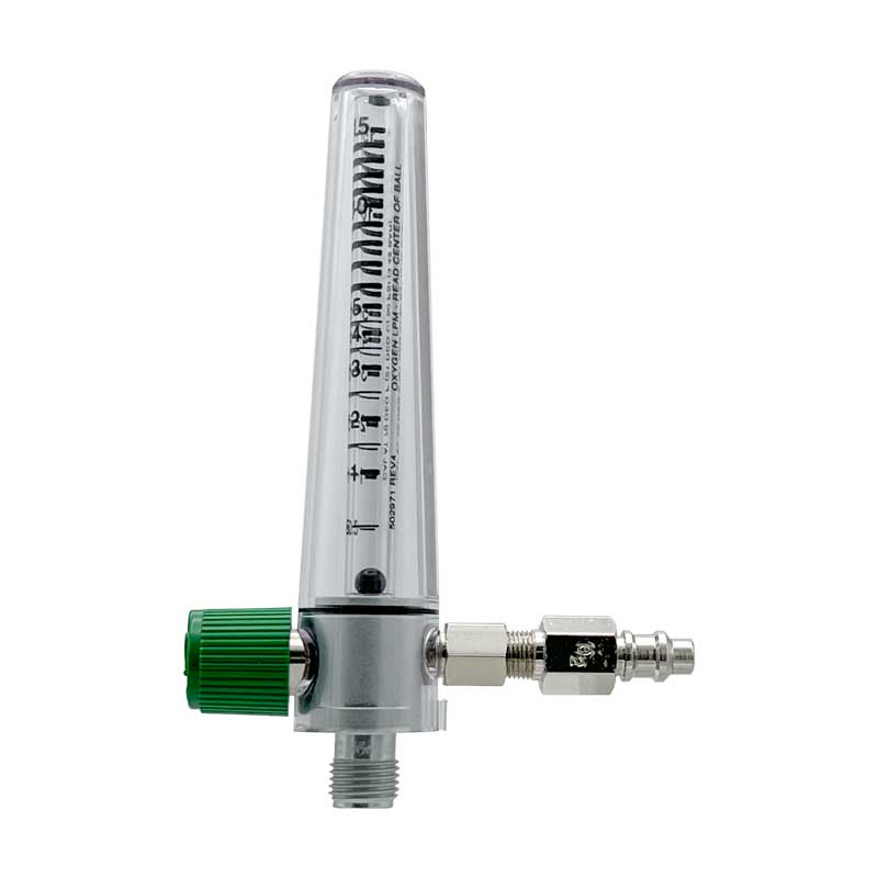Precision Medical Compact Flowmeter, 8MFA Series, O2, 15LPM, 8MFA100X, 8MFA1001