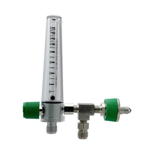 Precision Medical Compact Flowmeter, 8MFA Series, O2, 8LPM, 8MFA400X, 8MFA4001