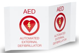 ZOLL AED 3-D Wall Sign