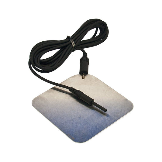 Metal Return Electrode plate with cord for A942, DERM 102, & DERM 101 Part # A802EU