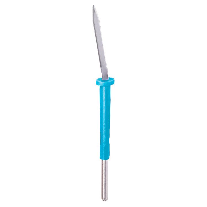 Bovie Dermal Tip Electrode, Single-Use, Sterile, 3 3/4 in, Blunt, Angled Tip Part # A807