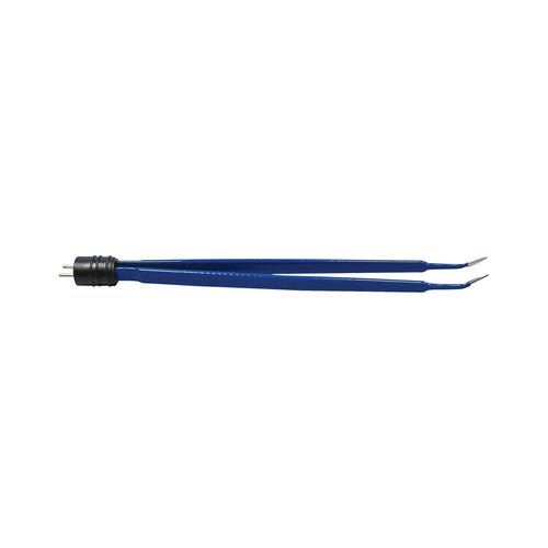 Bovie Straight Bipolar Forcep, Reusable, Insulated, Smooth, Angled Up 45°, 1.0 mm tip, 7 in