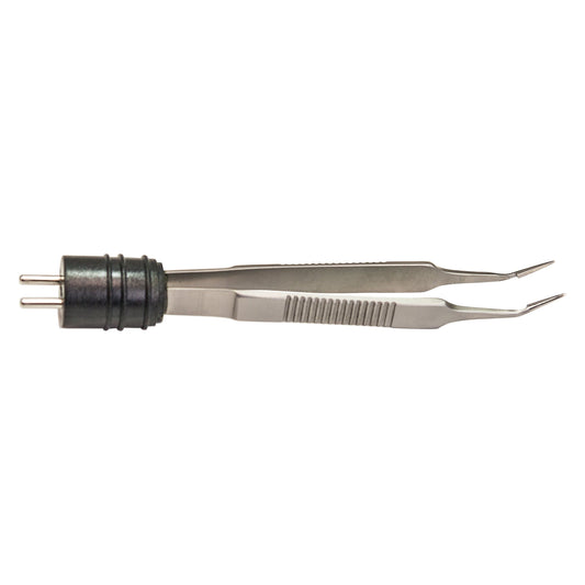 Bovie McPherson Bipolar Forcep, Reusable, Non-Insulated, Non-Irrigating, 0.5 mm tip , Smooth, Curved, 3.5, A844